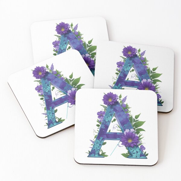 Item preview, Letter A art floral designed and sold by Kodchaporn-P.
