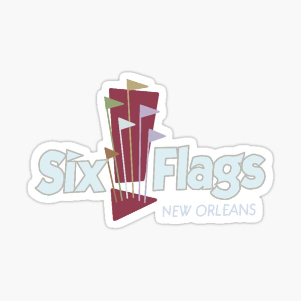 Item preview, six flags new orleans designed and sold by Heckinart.