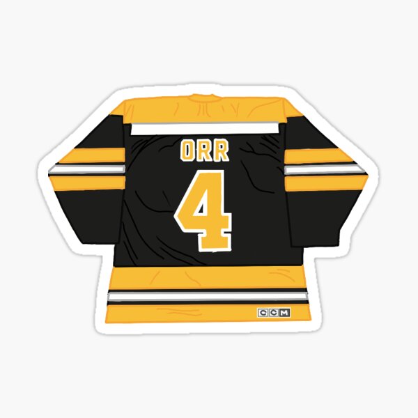 Bobby Orr Boston Bruins Signed Yellow Rookie Vintage CCM Jersey