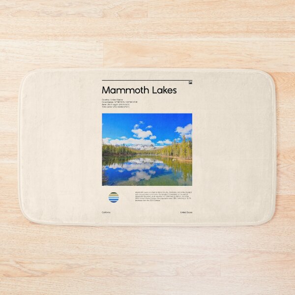 Item preview, Visit Mammoth Lakes, United States (Travel poster) designed and sold by RabbitK.