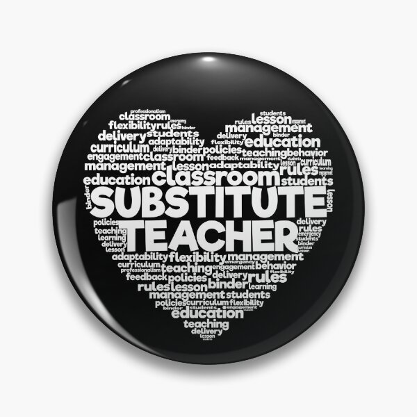 Item preview, Substitute Teacher Word Cloud Back To School Sub Teacher Gear designed and sold by DynamicDesign.