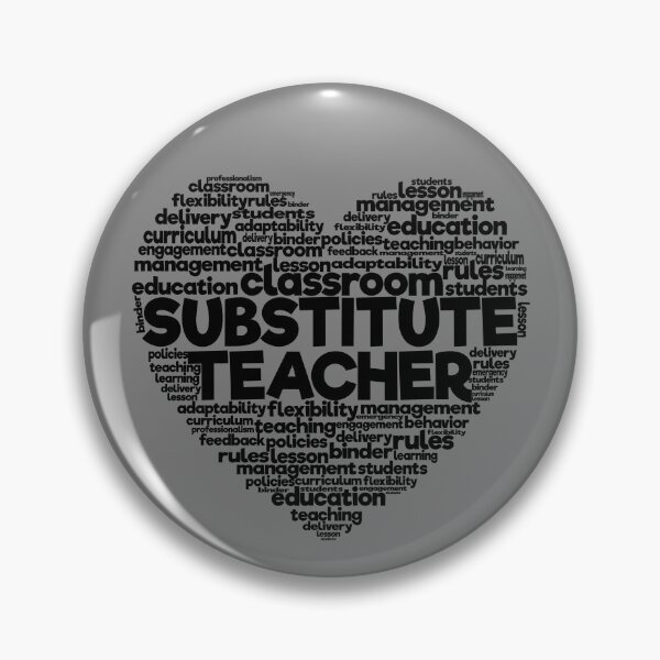 Item preview, Substitute Teacher Word Cloud Back To School Sub Teacher Gear designed and sold by DynamicDesign.