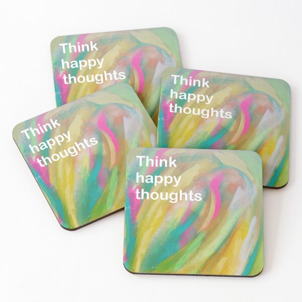 Item preview, Think happy thoughts (Abstract) designed and sold by ClearAndHappy.