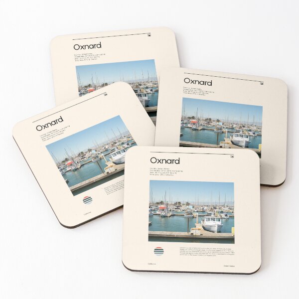 Item preview, Visit Oxnard, United States (Travel poster) designed and sold by RabbitK.