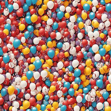 Artwork thumbnail, Colorful Balloons pattern by DJALCHEMY