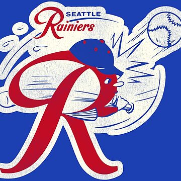 Defunct Seattle Rainiers Baseball Hat Crest - Baseball - Posters and Art  Prints