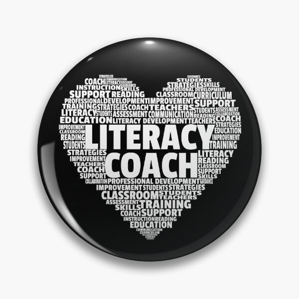 Item preview, Literacy Coach Word Cloud Heart School Literacy Coach Gear designed and sold by DynamicDesign.