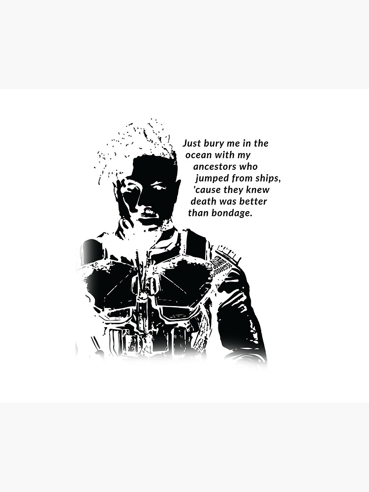 "Killmonger 'Bury Me' Memorable Famous Quote" Tapestry by uniqueegg | Redbubble