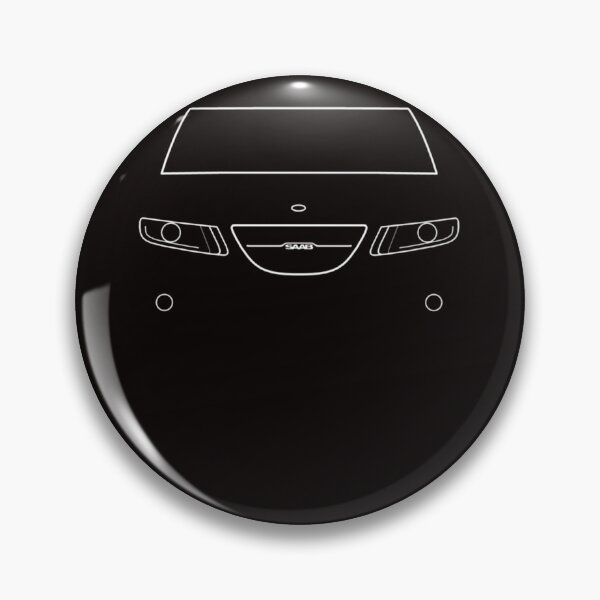 Item preview, Saab 9-5  car white outline graphic  designed and sold by ZACHARJOHNSOA.