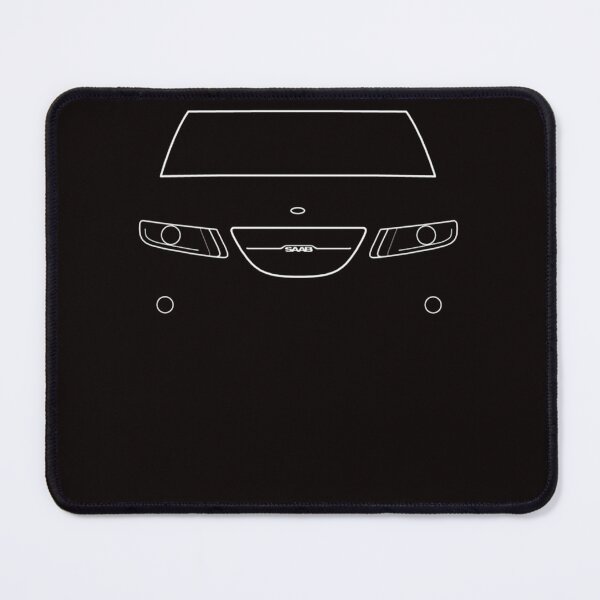 Item preview, Saab 9-5  car white outline graphic  designed and sold by ZACHARJOHNSOA.