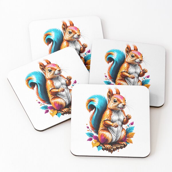 Item preview, Three-dimensional squirrel | 3D design, bright colors designed and sold by WalterGomes.