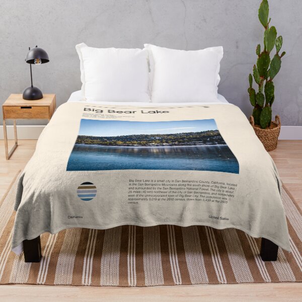 Item preview, Visit Big Bear Lake, United States (Travel poster) designed and sold by RabbitK.