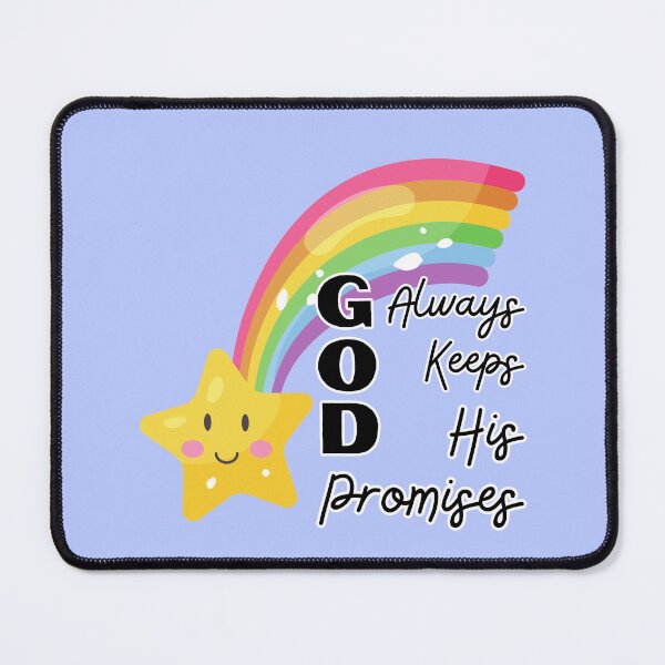 Item preview, God Always Keeps His Promises - Rainbow designed and sold by JennyDesignShop.