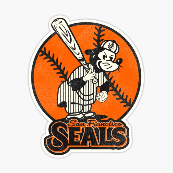 Retro Defunct San Francisco Seals Baseball Team Sticker for Sale