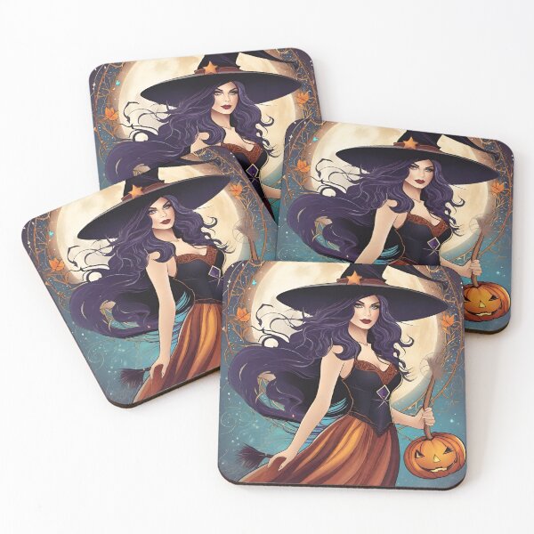 Item preview, Halloween witch designed and sold by Molly-D-art.