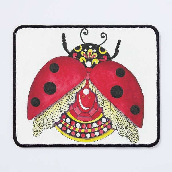 Item preview, Jewel Ladybug in watercolors designed and sold by HotPinkStudio.