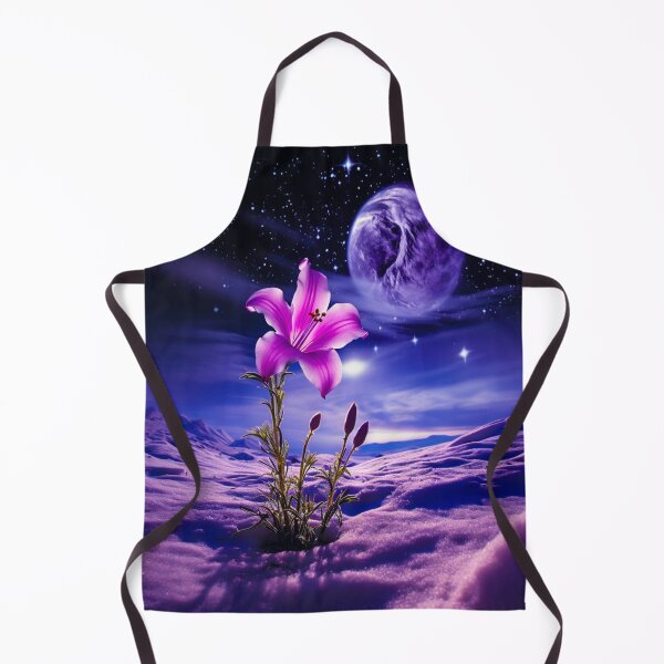 Item preview, Nocturnal Oasis: Purple Petals in a Desert Dreamland designed and sold by PulseFusion.