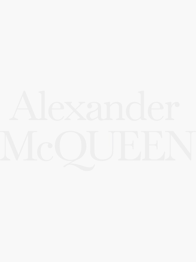Alexander Mcqueen Logo Decal Sticker