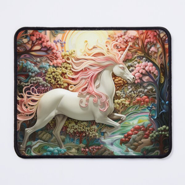 Item preview, FANTASY LANDSCAPES (ICE-CREAM UNICORN) designed and sold by PXLHDVP.