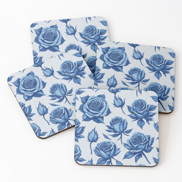 Item preview, Blue Rose Floral Pattern designed and sold by GraphicsClub.