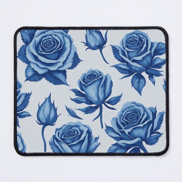 Item preview, Blue Rose Floral Pattern designed and sold by GraphicsClub.