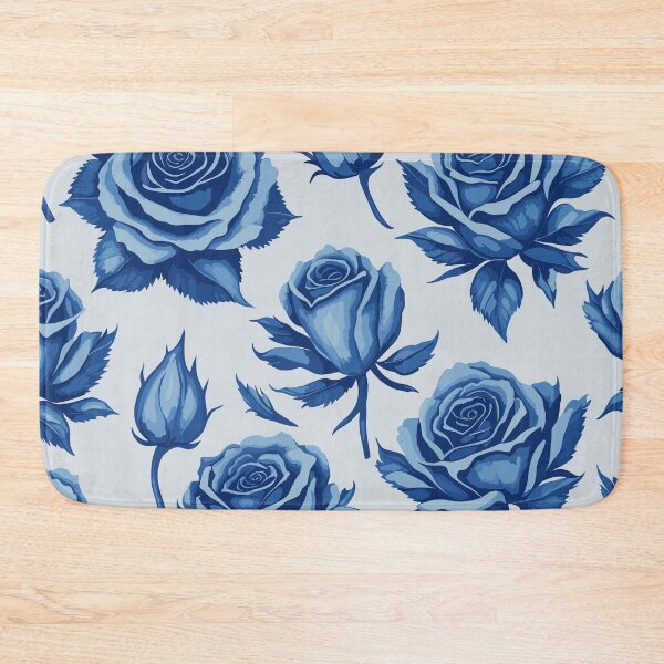 Item preview, Blue Rose Floral Pattern designed and sold by GraphicsClub.