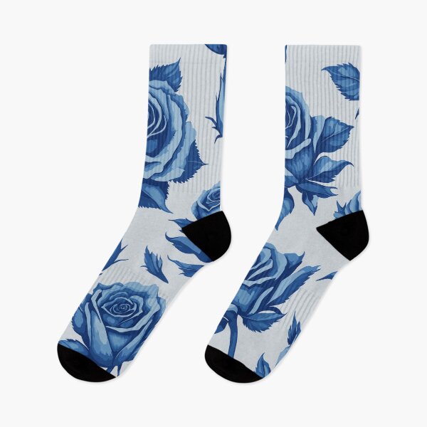 Item preview, Blue Rose Floral Pattern designed and sold by GraphicsClub.
