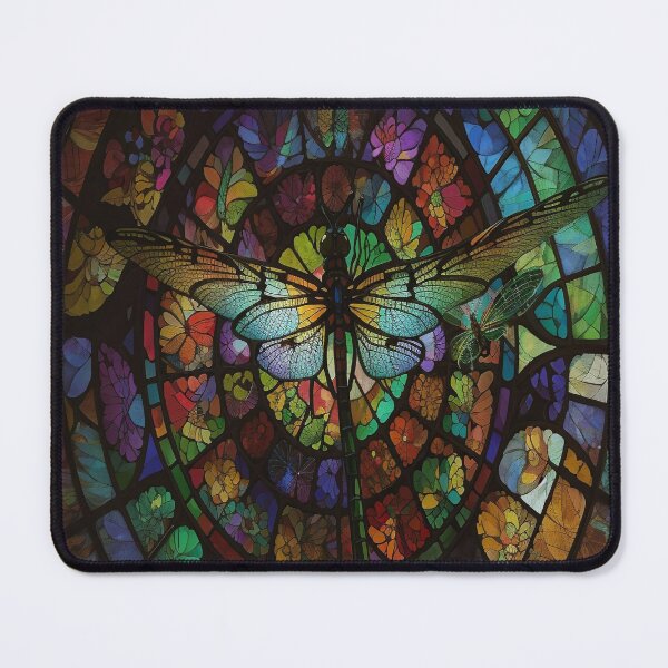Item preview, Dragonfly Stained Glass Art designed and sold by druidwolfart.