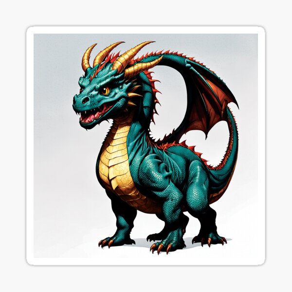 Dragon Sticker 3x3 Sticker