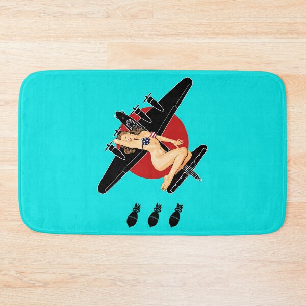 Item preview, WWII Nose Art Bomber Pinup Retro B17 Bikini designed and sold by cadyjolyn.