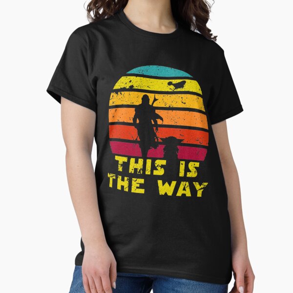 Vista previa del artículo con la obra «Así es El Camino Reto de Mando y Baby Sunrise Vintage», diseñado y vendido por KadirSolano.