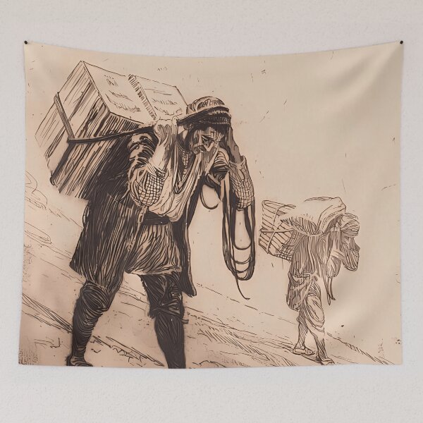 Item preview, Ephraim Moshe Lilien, The Carriers designed and sold by NouveauEra.