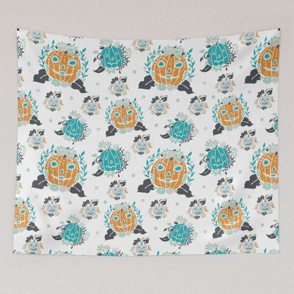 Item preview, Spooktacular Pumpkin Teal designed and sold by Sandee ..