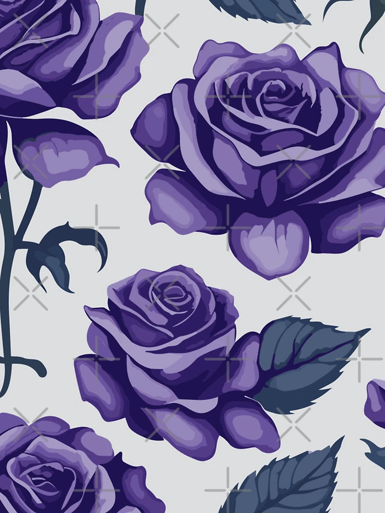 Thumbnail 4 of 4, iPhone Case, Purple Roses designed and sold by GraphicsClub.