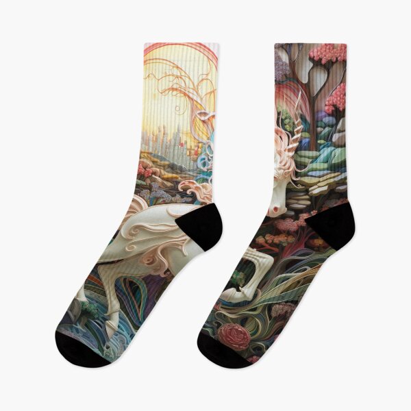 Item preview, FANTASY LANDSCAPES (ICE-CREAM UNICORN 3) designed and sold by PXLHDVP.