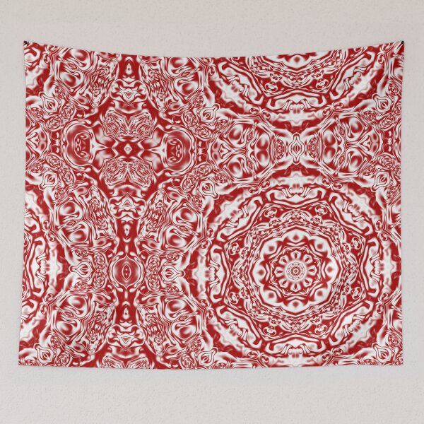 Item preview, Thai shapes, red and white, modern abstract Vector designed and sold by Atroce.