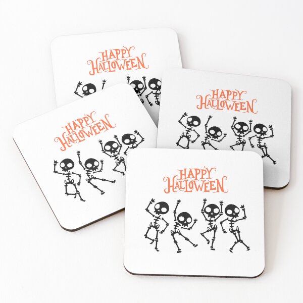 Item preview, Dancing Halloween Skeletons designed and sold by caFUNated.