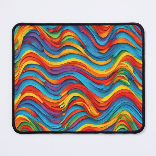 Item preview, Abstract Colorful Wavy Pattern designed and sold by calibrit.