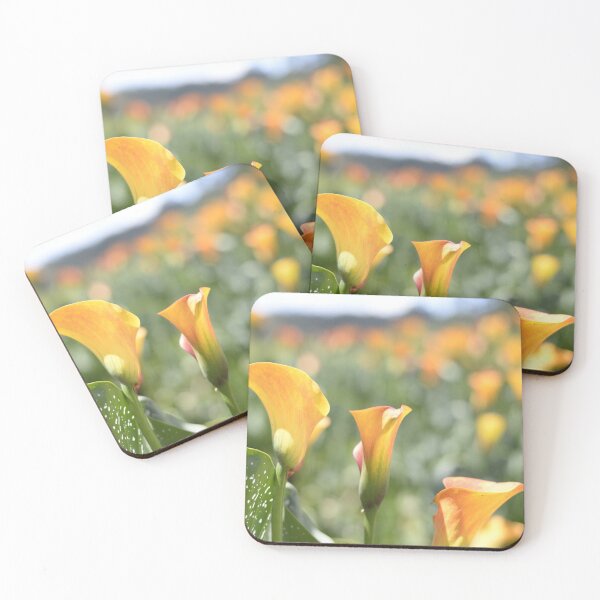 Item preview, Yellow Calla Lilies landscape designed and sold by JessicaKeegan.