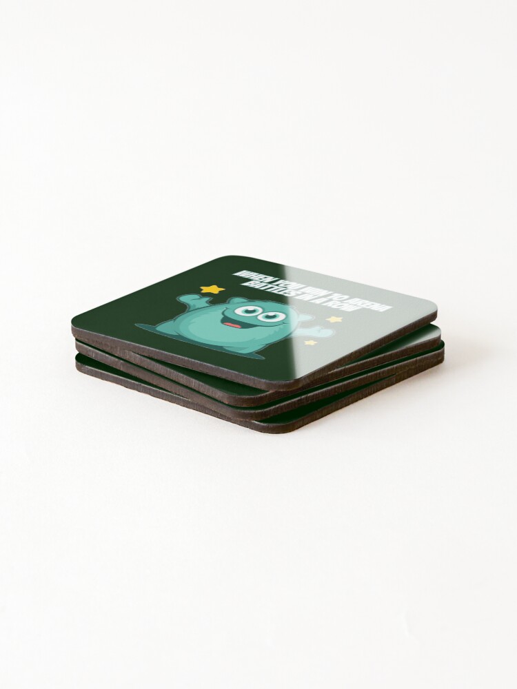 Thumbnail 4 of 5, Coasters (Set of 4), Prodigy Math Game designed and sold by ryahmcnamee.
