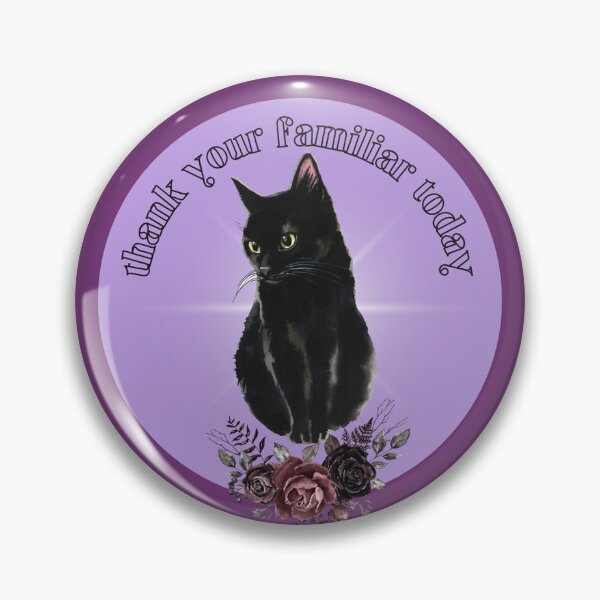 Item preview, thank your familiar today (black cat appreciation) designed and sold by Maria Kasper.