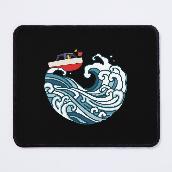 Item preview, boat on big wave designed and sold by kentonvid.