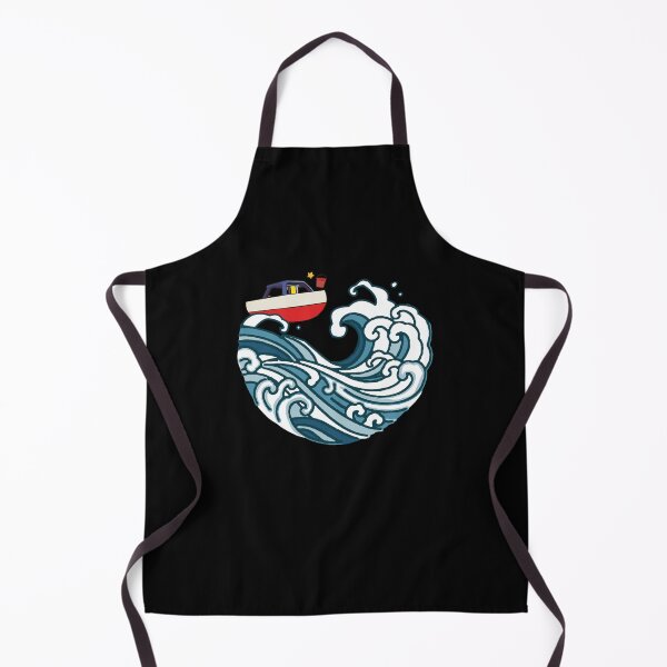 Item preview, boat on big wave designed and sold by kentonvid.
