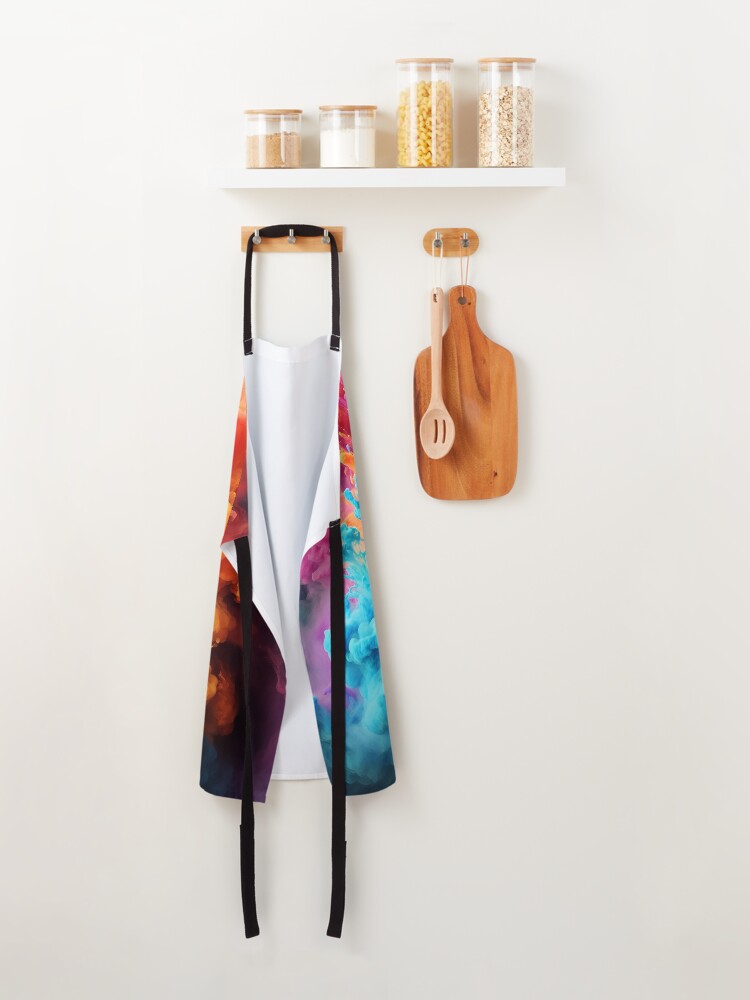 Thumbnail 2 of 6, Apron, Color Explosion designed and sold by storyofdavid.