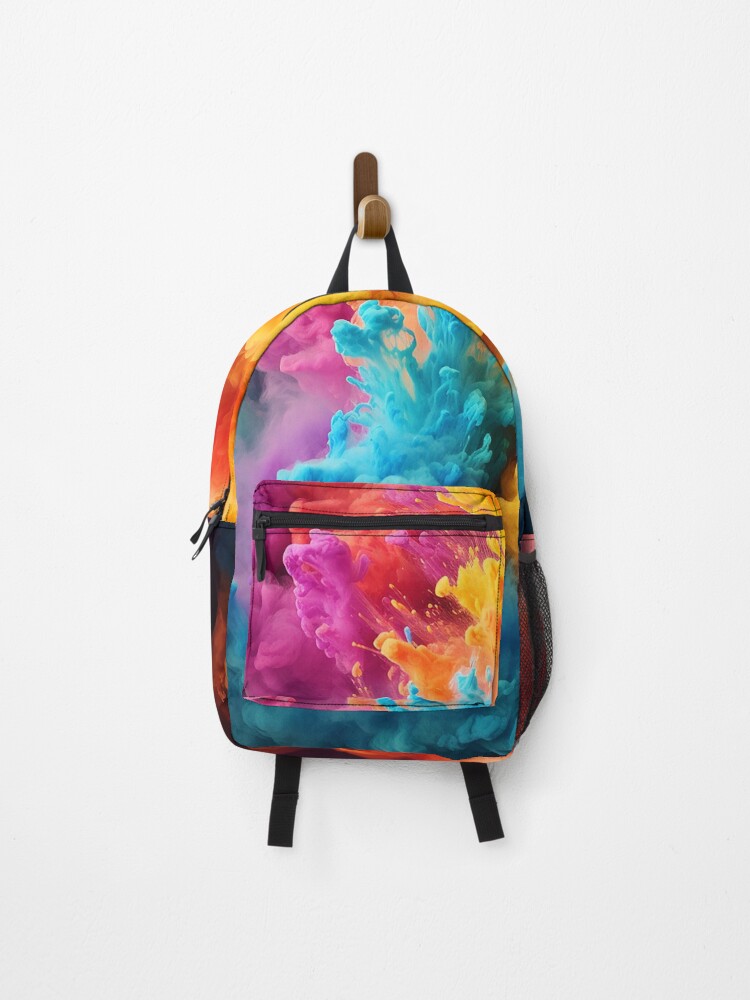 Thumbnail 1 of 3, Backpack, Color Explosion designed and sold by storyofdavid.