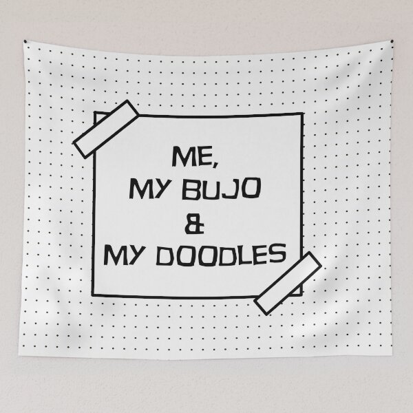 Item preview, me, my bujo and my doodles designed and sold by hellcom.