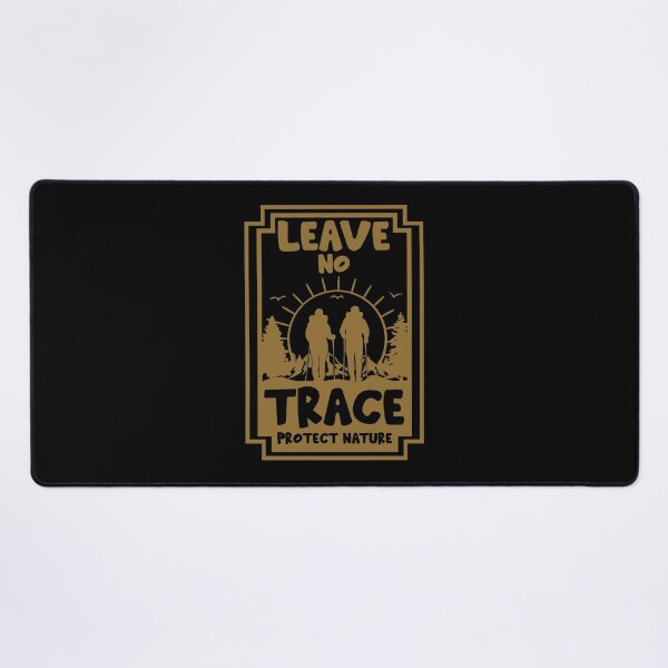 Aperçu de l'œuvre Affiche Leave No Trace - Wilderness Bushcraft - Alaskasan Nature- Parcs nationaux - Love Nature créée et vendue par happygiftideas.