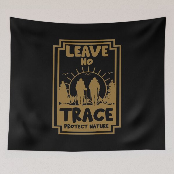 Item preview, Leave No Trace Poster - Wilderness Bushcraft - Alasksan Nature- National Parks - Love Nature designed and sold by happygiftideas.