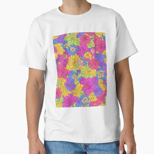 Colorful flower Classic T-Shirt