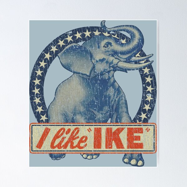 Item preview, I Like Ike Elephant 1952  designed and sold by AstroZombie6669.